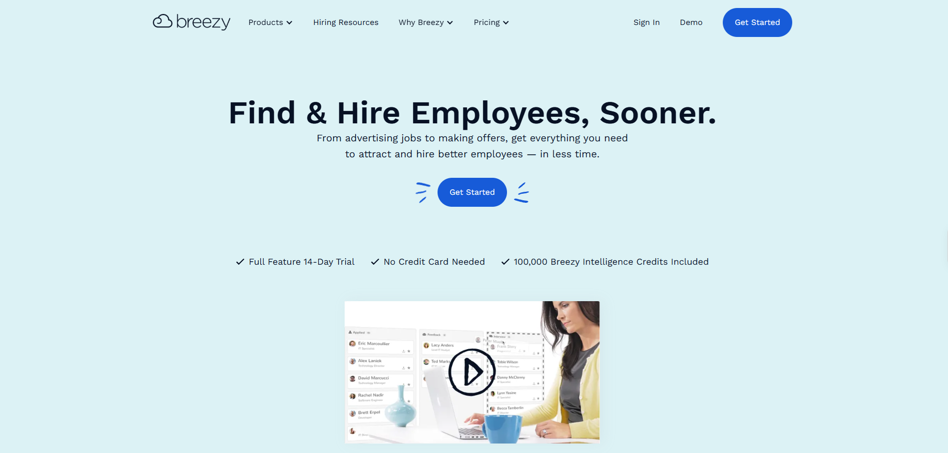 breezyhr homepage