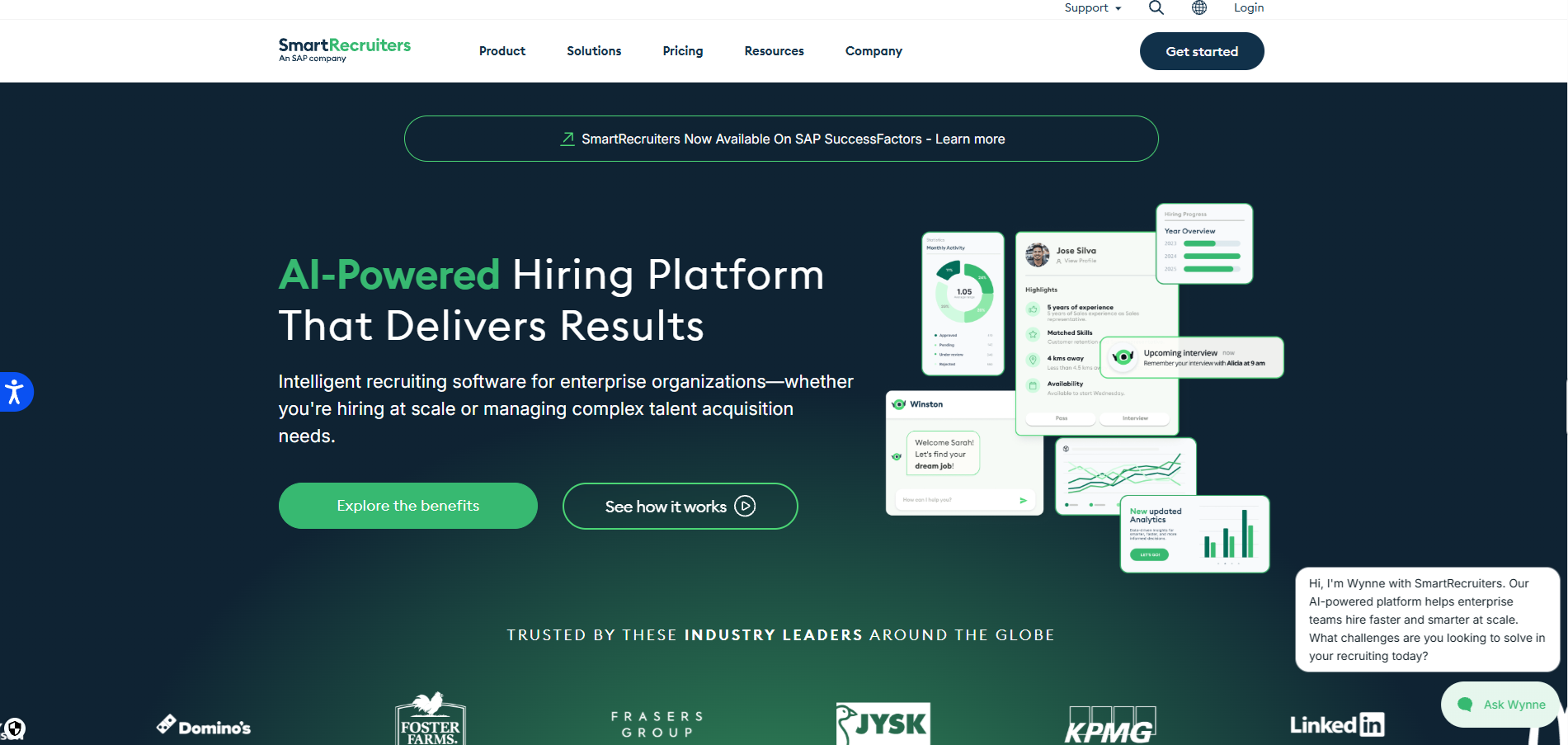 smartrecruiters homepage
