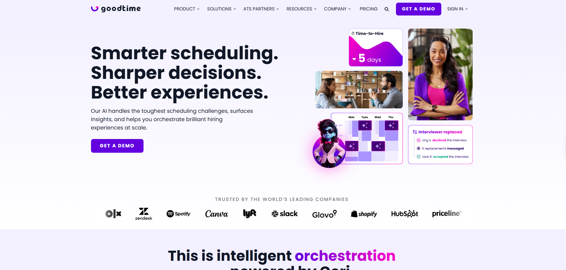 GoodTime homepage