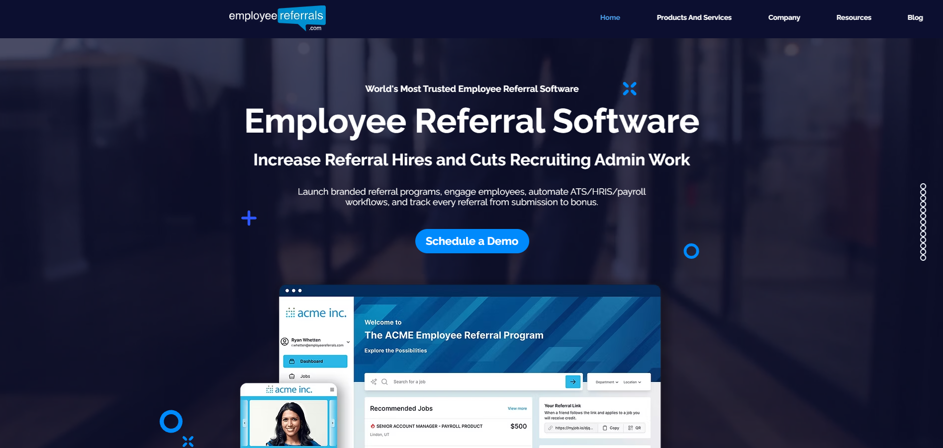 employeereferral.com homepage