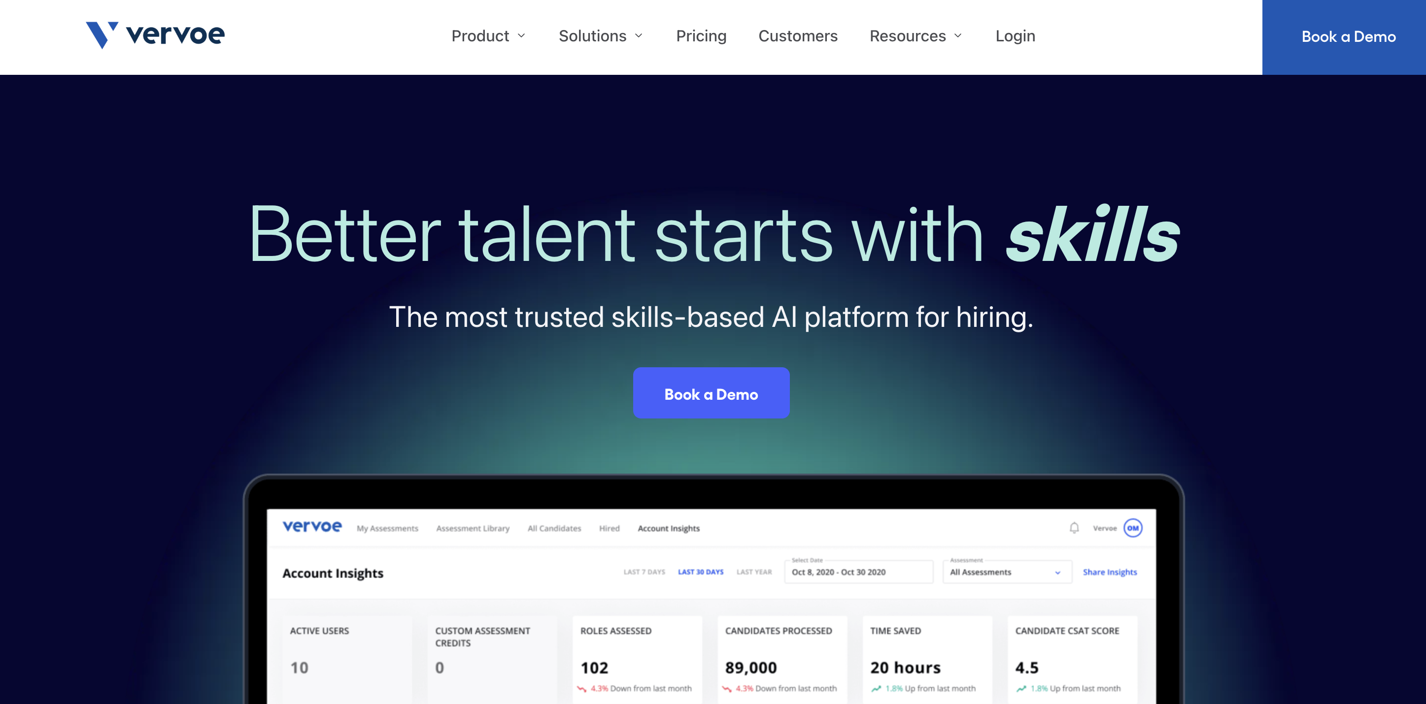 vervoe assessment software