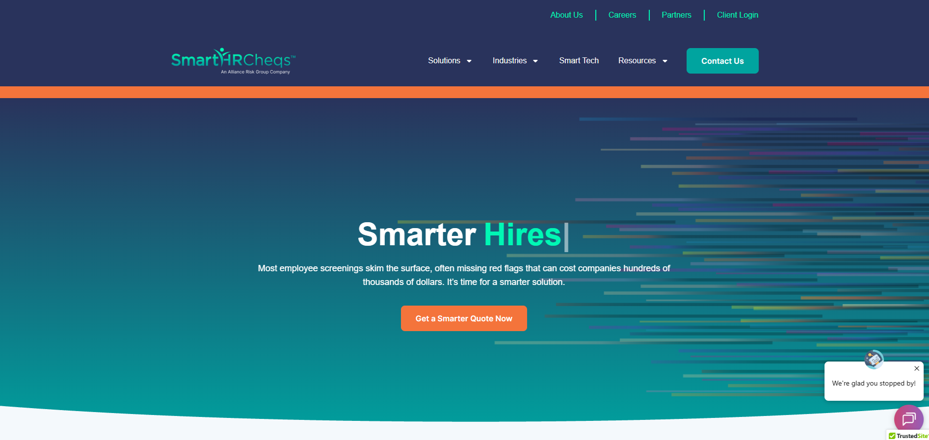 SmartHRcheqs homepage