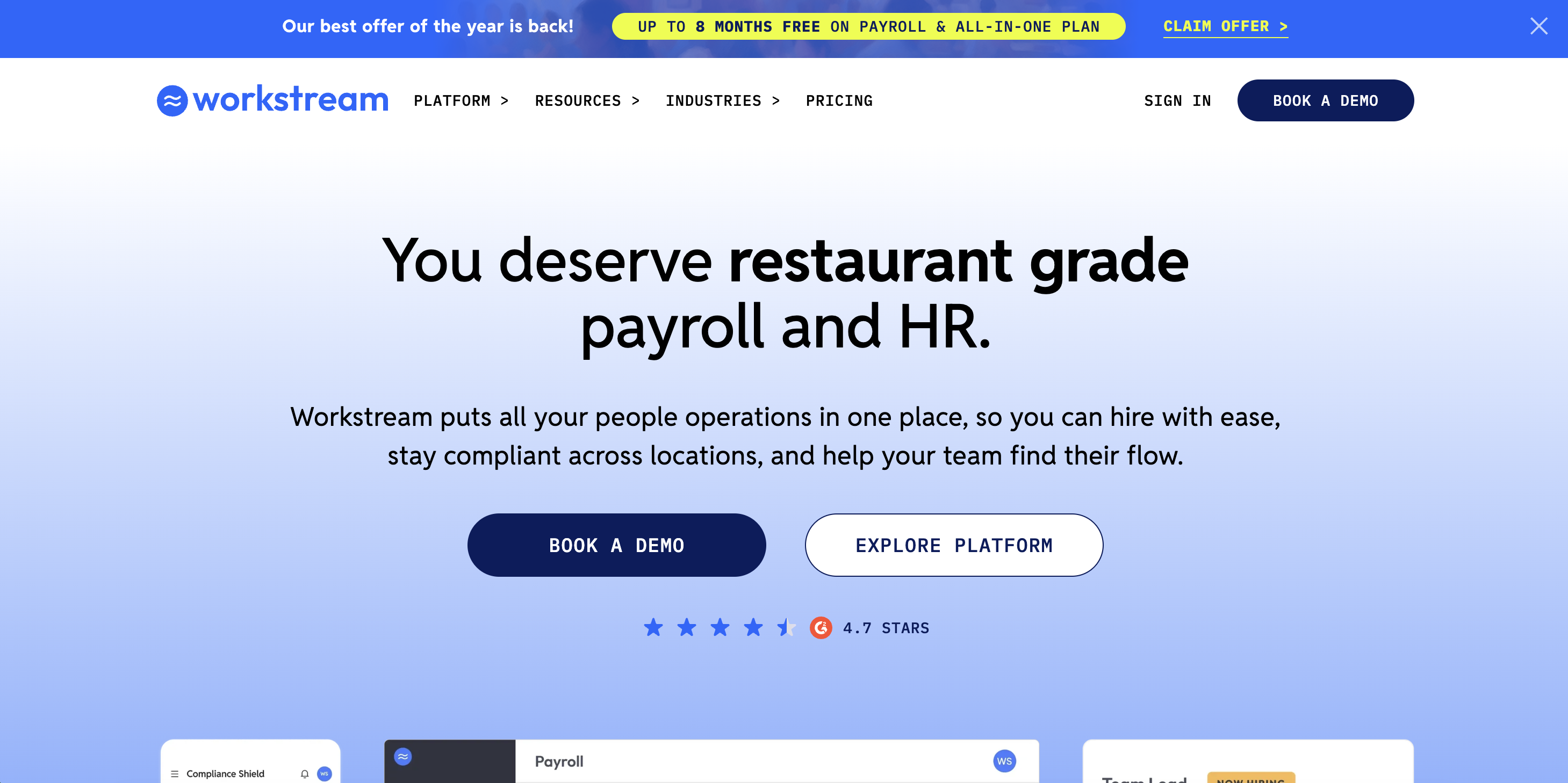 workstream high volume recruiting tool
