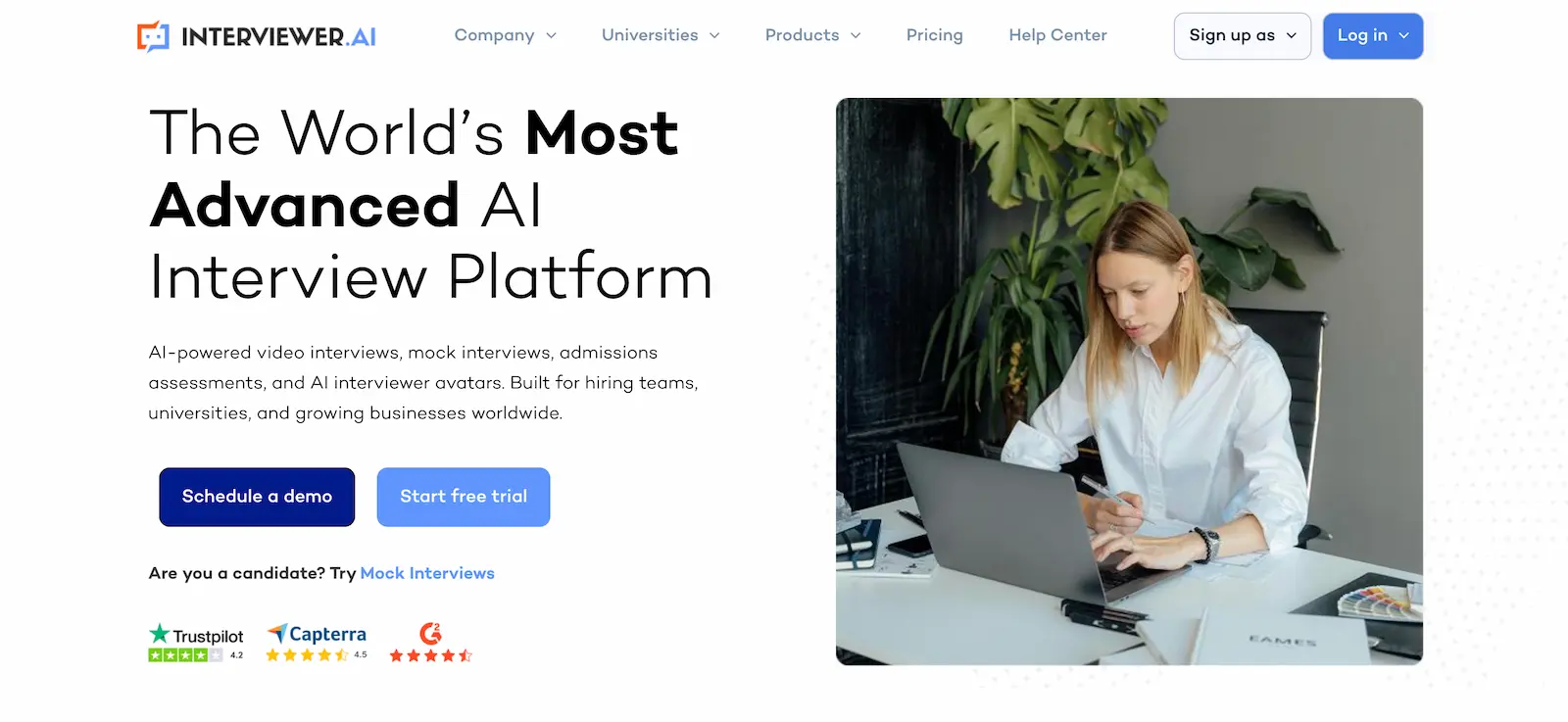 harver video interview software