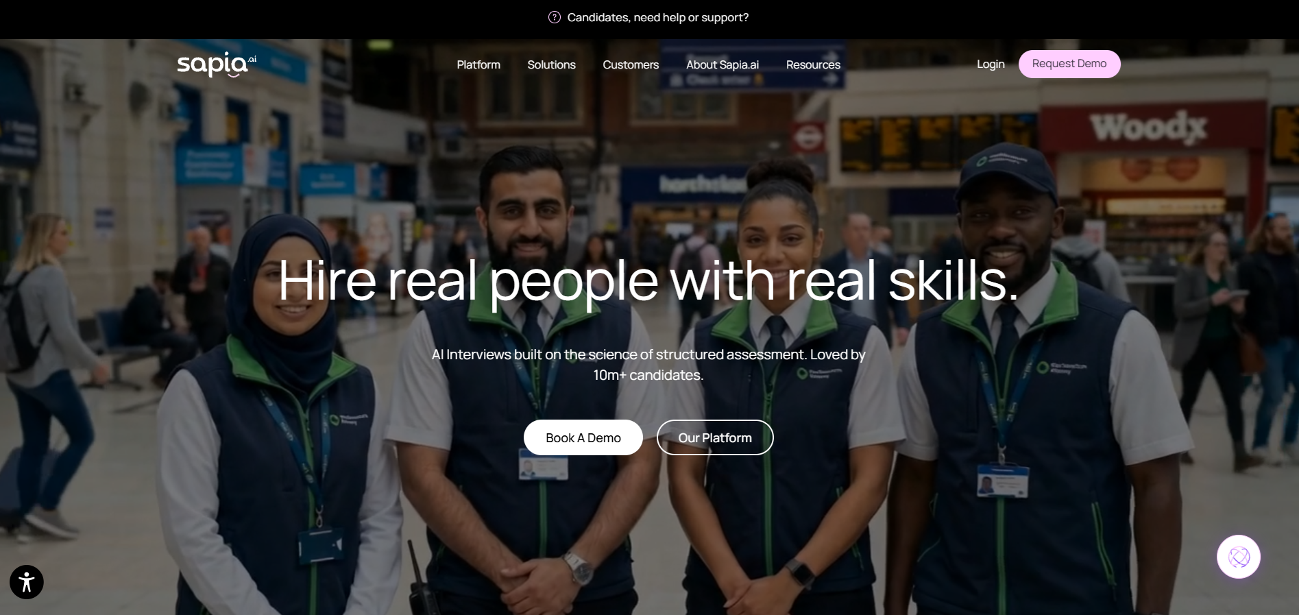 sapia homepage