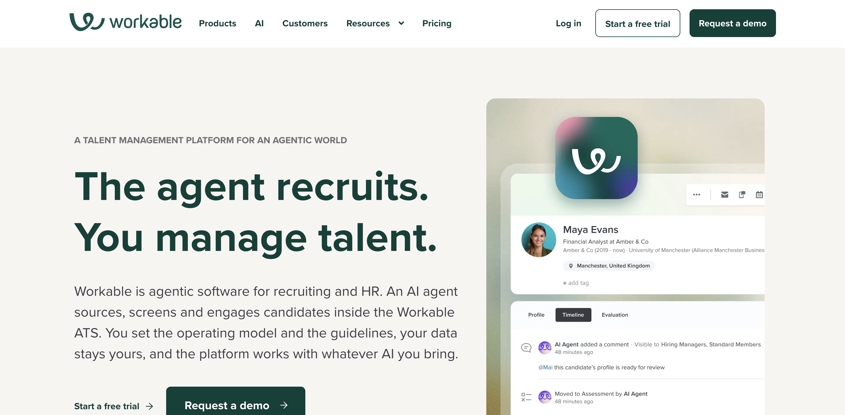workable homepage