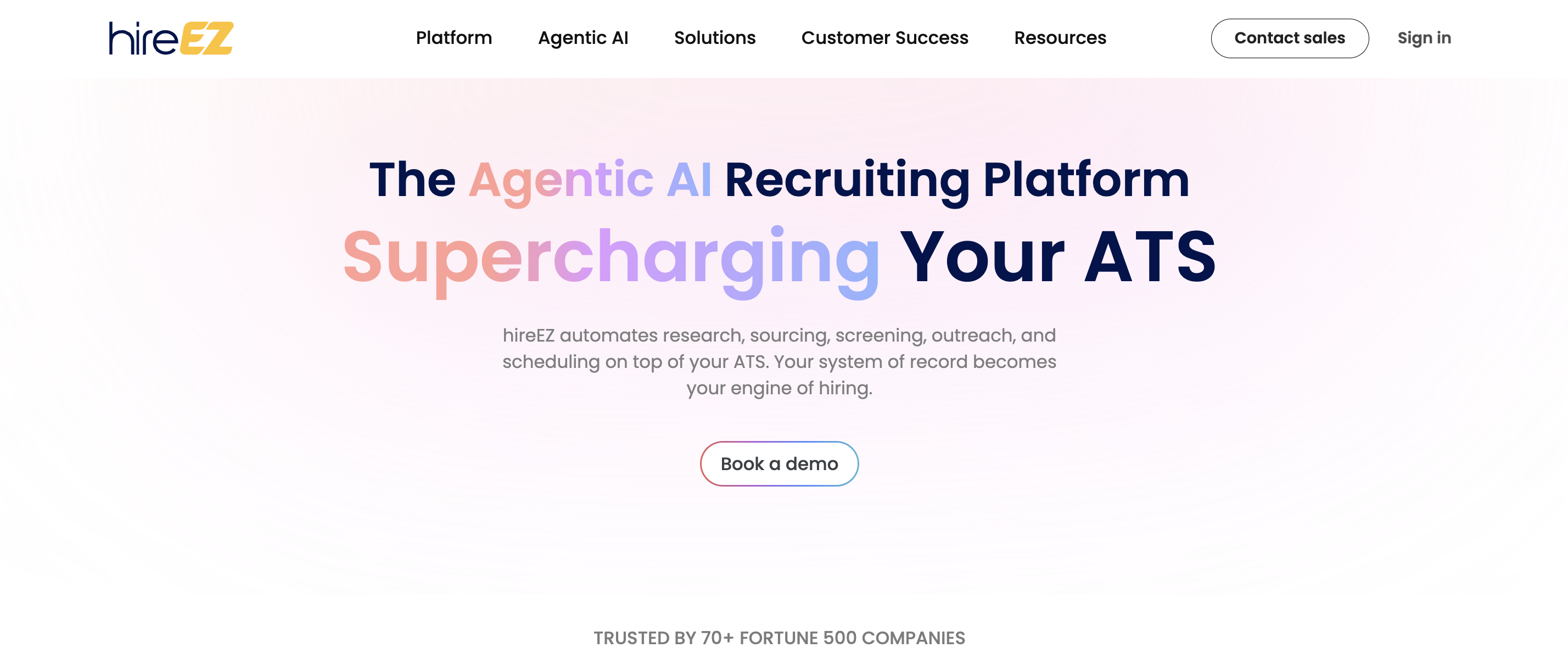 hireez homepage